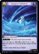 Stargazer's Portent (168), Mercurial Heart — Grand Archive card price