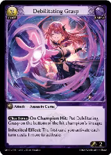 Debilitating Grasp (178), Mercurial Heart — Grand Archive card price