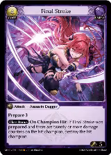 Final Stroke (180), Mercurial Heart — Grand Archive card price
