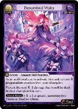 Penumbral Waltz (183), Mercurial Heart — Grand Archive card price