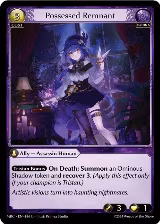 Possessed Remnant (184), Mercurial Heart — Grand Archive card price