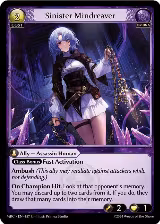 Sinister Mindreaver (187), Mercurial Heart — Grand Archive card price