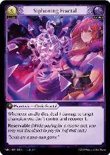 Siphoning Fractal (188), Mercurial Heart — Grand Archive card price