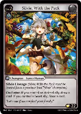 Silvie, With the Pack (003) — card price