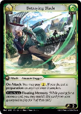 Betraying Blade (021) — card price