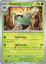 Sinistcha (022/167), Twilight Masquerade — Pokémon card price