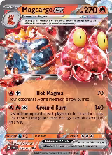 Magcargo ex - 029/167 (029/167), Twilight Masquerade — Pokémon card price