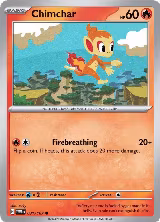Chimchar (031/167) — card price