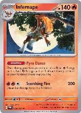 Infernape - 033/167 (033/167), Twilight Masquerade — Pokémon card price