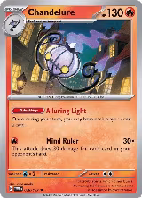 Chandelure (038/167), Twilight Masquerade — Pokémon card price
