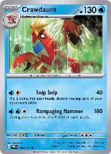 Crawdaunt (048/167) — card price