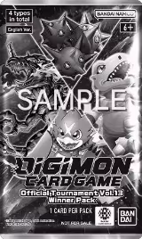 Official Tournament Vol.13 Winner Pack, Digimon Promotion Cards — Digimon card price