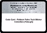 Code Card - Paldean Fates Tech Sticker Collection [Fidough] — card price