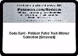 Code Card - Paldean Fates Tech Sticker Collection [Greavard] — card price