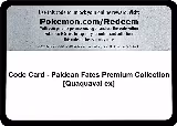Code Card - Paldean Fates Premium Collection [Quaquaval ex] — card price