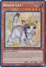 Rescue Cat (Alternate Art) (Secret Rare) (RA02-EN001), 25th Anniversary Rarity Collection II — Yu-Gi-Oh! card price