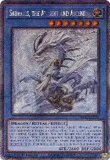 Sauravis, the Ancient and Ascended (Platinum Secret Rare) (RA02-EN019), 25th Anniversary Rarity Collection II — Yu-Gi-Oh! card price