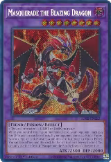 Masquerade the Blazing Dragon (Secret Rare) (RA02-EN022) — card price