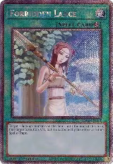 Forbidden Lance (Platinum Secret Rare) (RA02-EN058), 25th Anniversary Rarity Collection II — Yu-Gi-Oh! card price