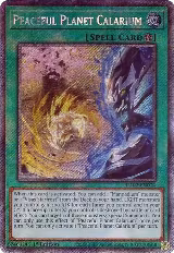 Peaceful Planet Calarium (Platinum Secret Rare) (RA02-EN074), 25th Anniversary Rarity Collection II — Yu-Gi-Oh! card price