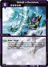Shinji's Decision (Textured Foil) (ST07-015) — card price