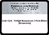 Code Card - Twilight Masquerade 3 Pack Blister [Revavroom] — card price