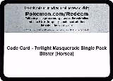Code Card - Twilight Masquerade Single Pack Blister [Horsea] — card price