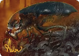 Cranial Ram Art Card (Gold-Stamped Signature) (13) — card price