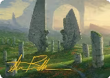 Monumental Henge Art Card (Gold-Stamped Signature) (15) — card price