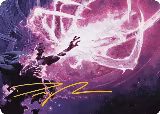 Flare of Malice Art Card (Gold-Stamped Signature) (3) — card price