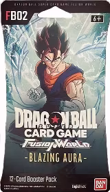 Blazing Aura Sleeved Booster Pack [Vegito], Blazing Aura — DB Fusion card price