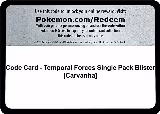 Code Card - Temporal Forces Single Pack Blister [Carvanha] — card price