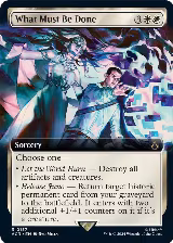 What Must Be Done (Extended Art) (157) — card price