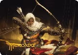 Bayek of Siwa Art Card (Gold-Stamped Signature) (16) — card price