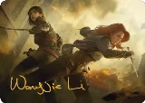Mary Read and Anne Bonny Art Card (Gold-Stamped Signature) (7) — card price