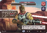 Bossk - Hunting His Prey (Showcase) (272), Shadows of the Galaxy — Star Wars card price
