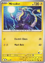 Miraidon - Pikachu 23 (148) — card price