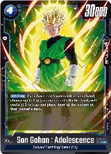 Son Gohan : Adolescence - FB03-039 (FB03-039) — card price