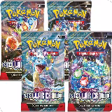 Stellar Crown Booster Pack Art Bundle [Set of 4], Stellar Crown — Pokémon card price