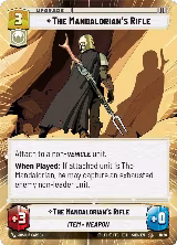 The Mandalorian's Rifle (Hyperspace) (11/20) — card price