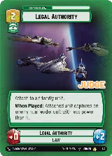 Legal Authority (1/2) — card price