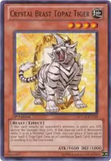 Crystal Beast Topaz Tiger (LCGX-EN158) — card price