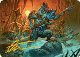 Persistent Marshstalker Art Card (Gold-Stamped Signature) (14) — card price