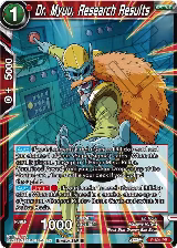 Dr. Myuu, Research Results (Zenkai Series Tournament Pack Vol.8) (P-604), Tournament Promotion Cards — DB Super card price
