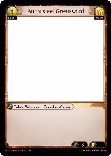 Aurousteel Greatsword (027) — card price