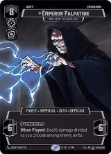 Emperor Palpatine - Master of the Dark Side (003/006) — card price