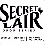 Secret Lair Drop: Secret Lair x Brain Dead: Lands - Rainbow Foil Edition, Secret Lair Drop Series — Magic card price