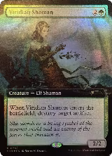 Viridian Shaman (Extended Art) (782), Secret Lair Drop Series — Magic card price