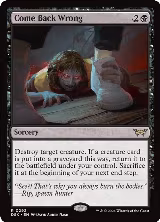Come Back Wrong (0292) (292), Duskmourn: House of Horror — Magic card price