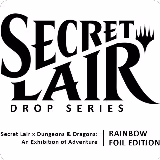 Secret Lair Drop: Secret Lair x Dungeons & Dragons: An Exhibition of Adventure - Rainbow Foil Edition, Secret Lair Drop Series — Magic card price